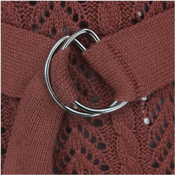 🎉Host Pick 🎉 NEW! Knitted Maxi Side Slit Dress - Picture 5 of 6